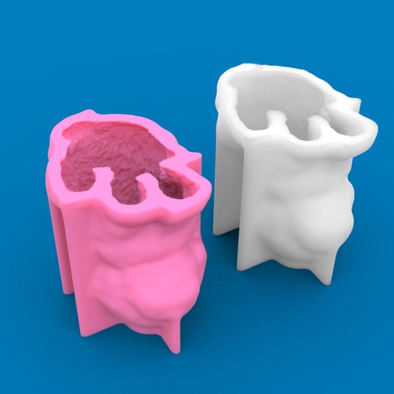 Большая Декорация Собака 3D Форма для Свечей и Мыла DIY Форма для Свечей и Эпоксидной Смолы Формы для Ручной Работы Свечей Ароматического Воска Мыла для Декора