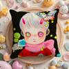 H-Hikari Shimoda Иллюстрации Наволочка для Подушки Дома и в Машине Многоцелевая Наволочка - Двусторонняя, Мягкая и Прочная для Повседневного Использования