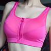 Front Zipper Sports Bra No Steel Ring Gathering Beautiful Back Fitness Shock Resistant Running Women's Vest Large Underwear