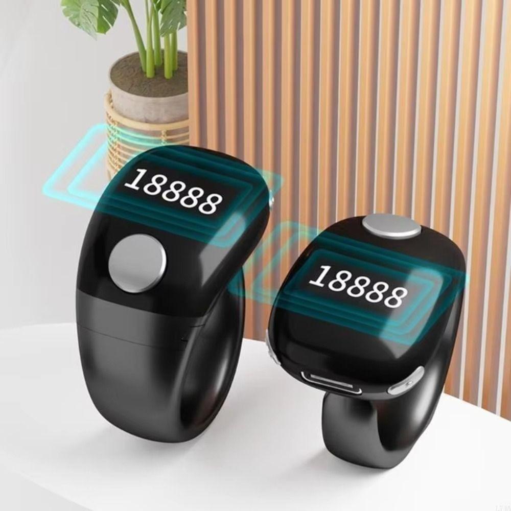 Touch Control Digital Tally Counter Removable Point Marker Smart Ring Counter  Mindfulness Practice