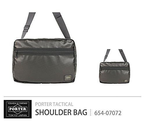 Сумка через плечо PORTER черного цвета (Портье) [ТАКТИК/Тактический] 654-07072