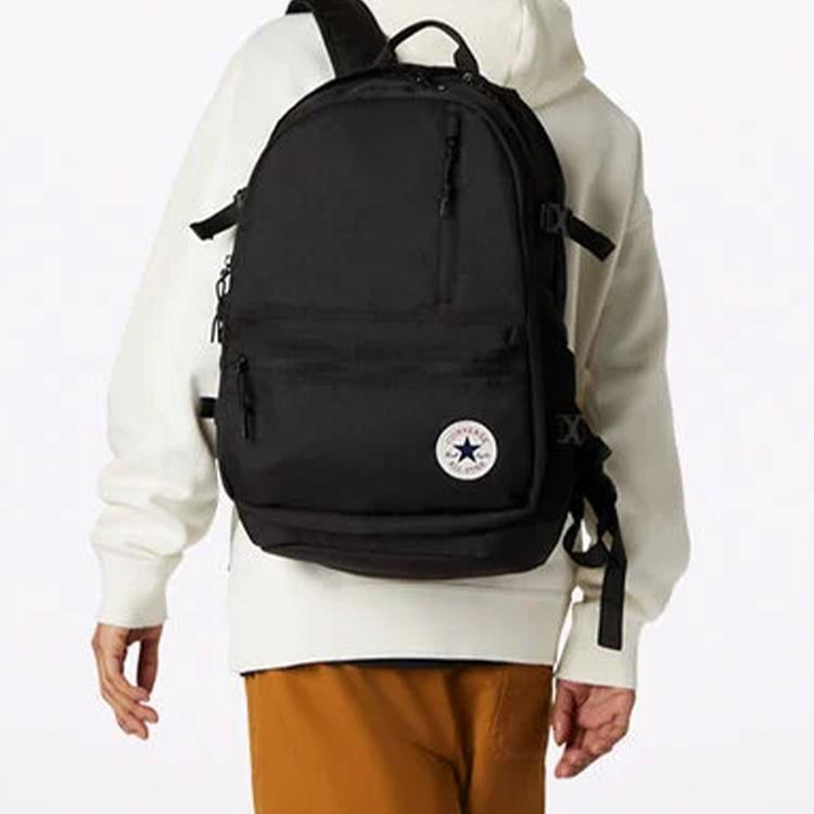 Converse Polyester Backpack Unisex Black (Unisex) Backpacks 10021138 A01