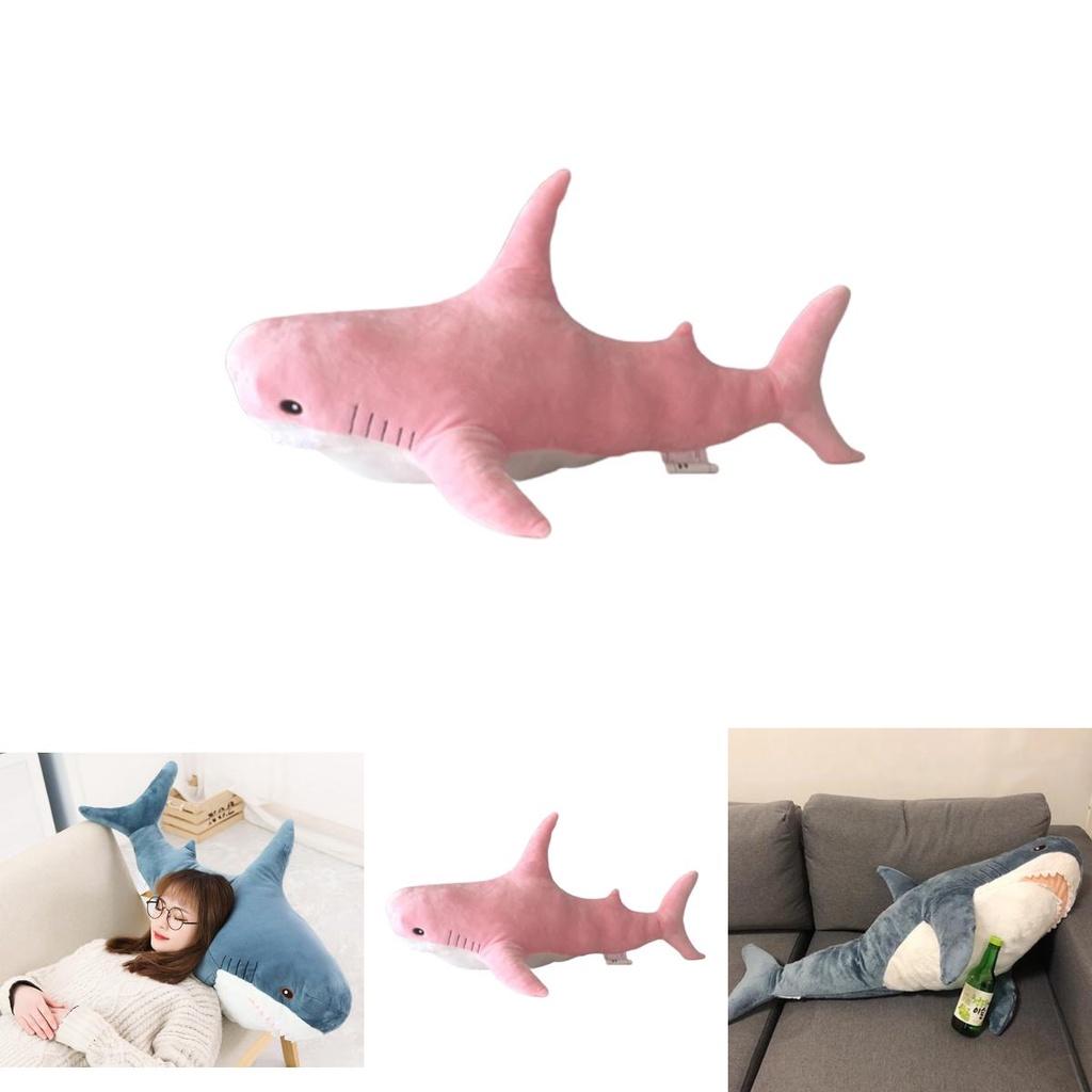 Реалистичная 3D Мягкая Игрушка Подушка Акула Для Декора И Детского Подарка