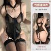 Domila Европейский и Американский Внешнеторговый Интерес Нижнее Белье Сексуальное Женское Лакированная Кожа Подтяжки Цельный Полый Перспективный Спинки Нижнее Белье
