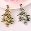 Fashion Christmas Tree Brooch Pin Sweater For Women Men Scarf Couple Shirts Lapel Pin Gifts