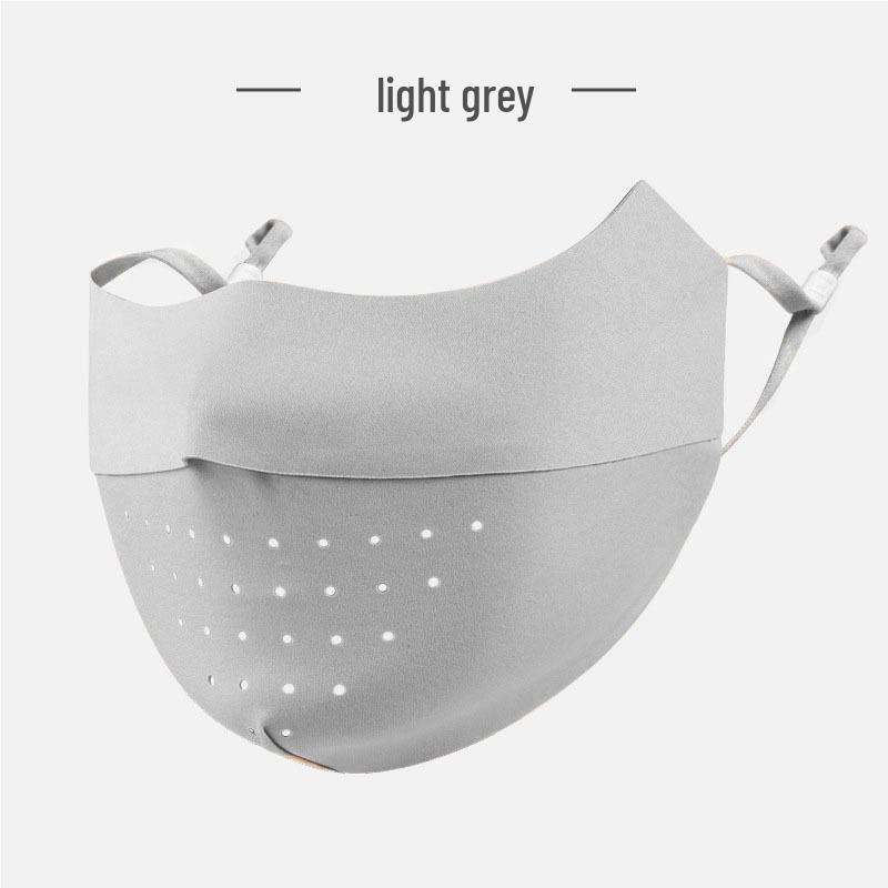 Маска для лица из ледяного шелка с гиалуроновой кислотой и защитой от ультрафиолета