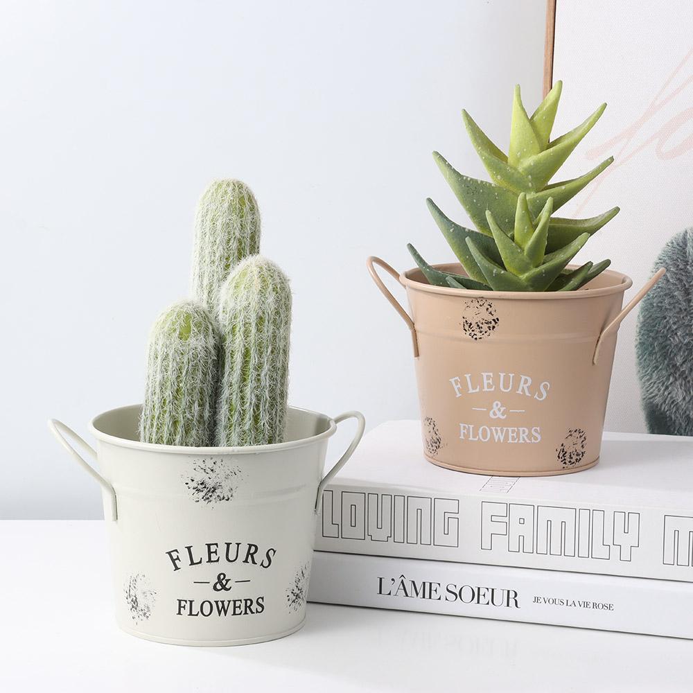 Iron Metal Pitcher Jug Flower Vase Flowers Pots Garden Decor Flowers Bucket