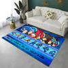 Retro Games Megaman Rockman Cartoon Carpet Rug for Home Living Room Bedroom Sofa Doormat Decor,Child Area Rug Non-slip Floor Mat