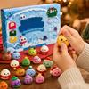 3D рождественский адвент-календарь с милыми игрушками для детей