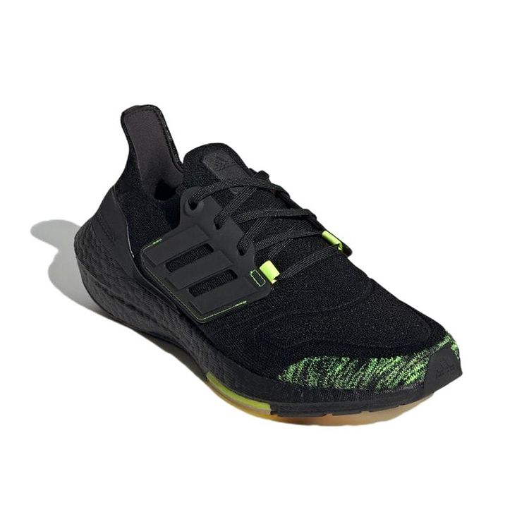 adidas UltraBoost 22 Black Solar Yellow Мужские кроссовки Core-Black GX5915