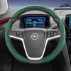rzmup5 Suitable for Opel Sports Suede Steering Wheel Cover, Split Snap-On Anti-Slip Style, for Models Such as Corsa, Mokka, Astra, Grandland, Combo,