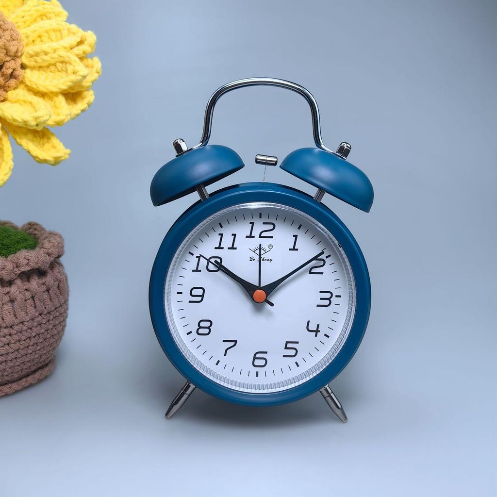 4-дюймовый будильник металлический звонок детские часы корейская версия часы с ночником бесшумные настольные часы GH820 звонок