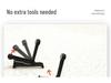 Portable Universal Floor Stand for Electric Guitar, Bass, and Zhongruan
