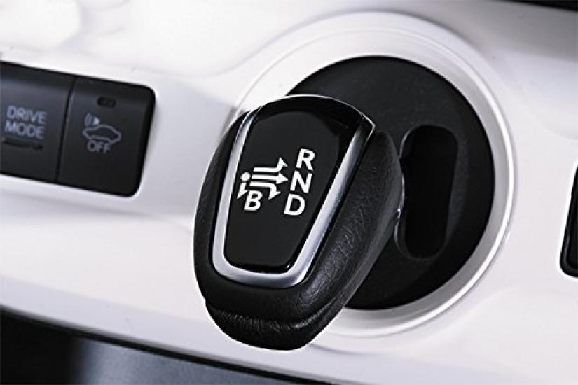 LANBO Тепло-сине-черная кожаная ручка переключения передач Toyota Prius 50 ZVW50 PHV ZVW52 RHD JDM LSK06-8