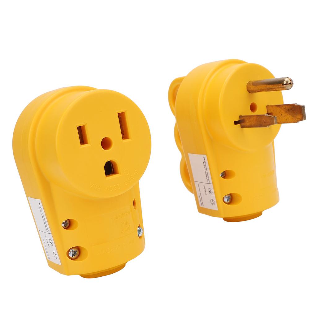 Вилка 650P, розетка 650R, 50 А, 3 штыря, 12500 Вт, NEMA, универсальный сварочный комплект, легкое отключение