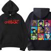 Autumn Winter  Coat Gorillaz Printing Women Men Hoodies Pullovers Long Sleeve Sweatshirt Streetwear Hoode Pullover Tracksuit Female Male Clothing