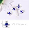 Nail Art Rhinestone 10Pcs Decor Heart 3D Planet Design Stunning Visual Effect Women Decoration Charm Glittering DIY Cubic Zirconia Jewelry for