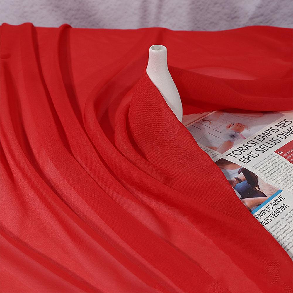 150x50cm Soft Chiffon Fabric Sheer Polyester Cloth for DIY Sewing Summer Dress Skirt Lining Craft Supplies Table and Chair Decor