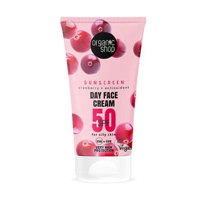 Organic Shop Клюква Дневной крем для лица SPF50 50мл