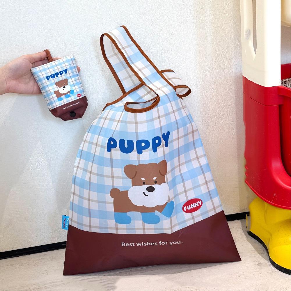 Reusable Eco-Friendly Bag Kawaii Cartoon Handbag Tote Bag Foldable Shopping Bag  Men