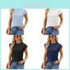 Urban Style T Shirt With Round Neck Short Sleeves For Casual Comfort 2024 Spring Collection
