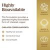 Pslalae chelated copper trace element capsules, highly absorbable organic copper, immune system support, suitable for both men and women.