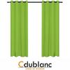 Pair of Blackout Curtains - DUBLANC - 140x260cm - Green - 100% Polyester - Contemporary Design