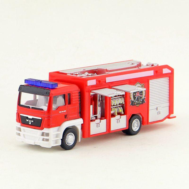 МУЖСКАЯ SCANIA Пожарная машина Бетономешалка Мусоровоз Симуляция Литая и Игрушечная машина RMZ city 1:64 Металлические Модели Машин Подарки Для Детей