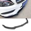 CARIG W205 Front Spoiler for W205 ABS Carbon Front Lip Exterior Front Aero Car Accessories Mercedes-Benz C-Class 2015-2018 Sport, Fiber-Look Spoiler,