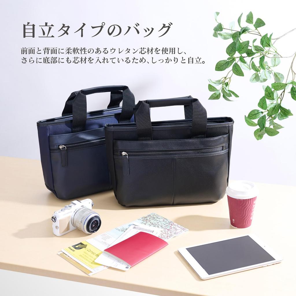 Fineseed TOKYO Повседневная сумка-тоут CT2406 Темно-синий Идеально подходит для повседневных случаев, таких как и Путешествия 4977187216226 AMFSCT2406NV [HAKUBA] Мужская - Маленькая,