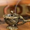 With Handle Incense Holder Hollow Out Aromatherapy Stove Aroma Furnace  Home Interior Decoration