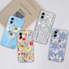 Luxury Pretty Flower Case Covers For Vivo V30e Y38 Y200E Y100 (IDN) Y28 V40 Lite Capa Housing Soft TPU Silicone Anti Drop Transparent Phone Bags Shell