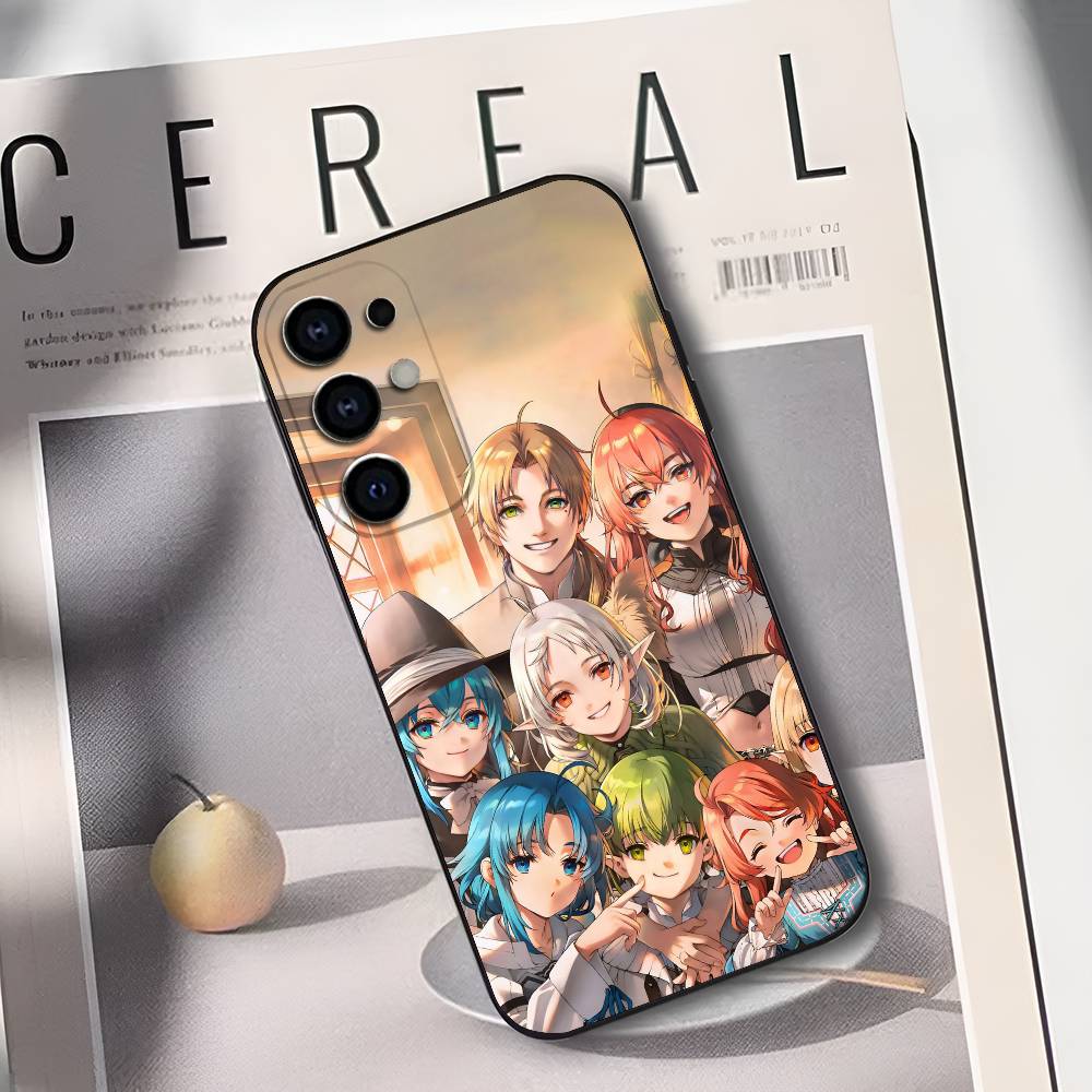Чехол для телефона M-Mushoku Tensei Jobless Reincarnation для Samsung S25, S24, S21, S22, S23, S30, Ultra, S20, Plus, Fe, Lite, Мягкий Черный Чехол