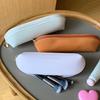 Сумка-чехол для хранения кистей для макияжа из ПУ-кожи, Защитный чехол, Держатель для косметических кистей, Инструмент для красоты, Пылезащитная косметичка для кистей
