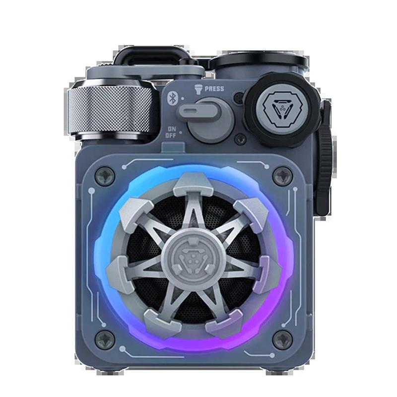 Bluetooth-колонка Muzen Cyber Cube-Pro, Bluetooth 5.0, портативная колонка со спиннером, кристально чистый звук с RGB-подсветкой