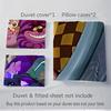 3Pcs Alice Wonderland Bedding Sets For All Sizes New 3D Printed Bed Cover Comforter Duvet Cover Pillowcase Bedroom Decoration