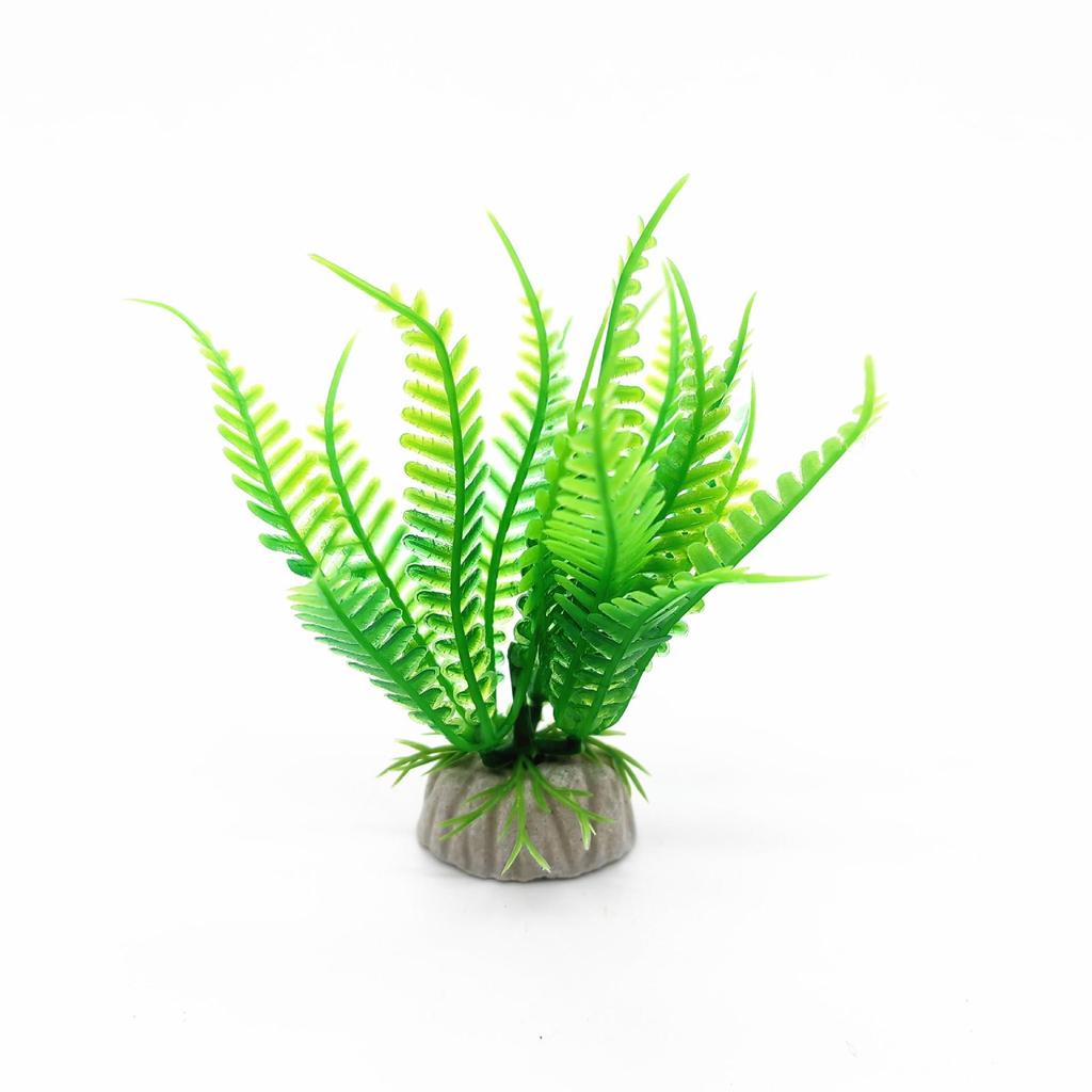 Fish Tank Decor: Artificial Aquatic Plants & Reptile Leaves