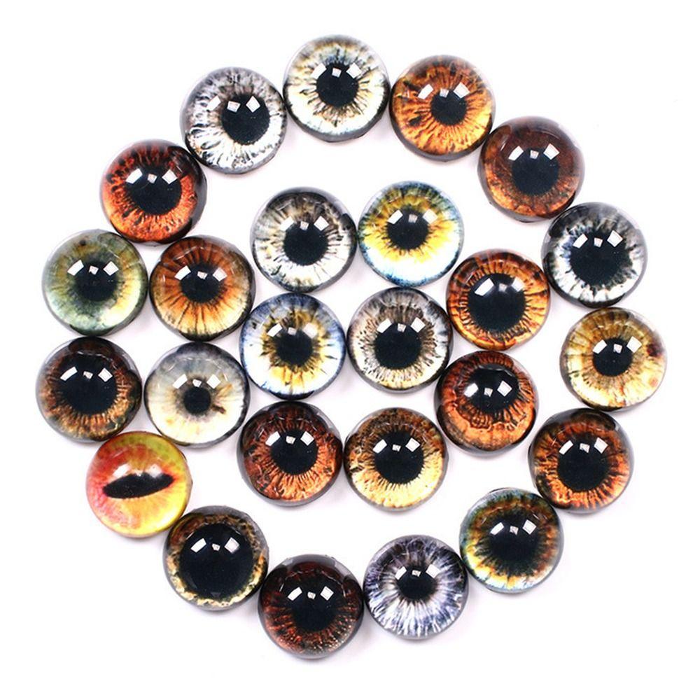 20pcs/10pairs 6mm-20mm Eyes Crafts Eyes Crystal Dolls DIY Tools  DIY Doll Accessories