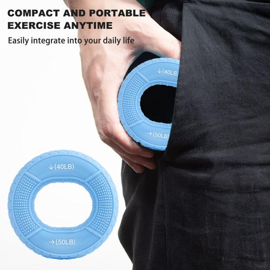 7,5 см силиконовое кольцо для тренировки силы противоскользящее кольцо для тренировки пальцев предплечья круг для укрепления ручек портативный тренажер для реабилитации рук