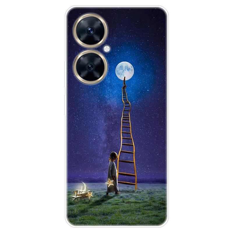 Для Huawei nova 11i nova11i чехол Мягкая силиконовая задняя крышка Чехол для телефона с рисунком из мультфильма Разнообразие