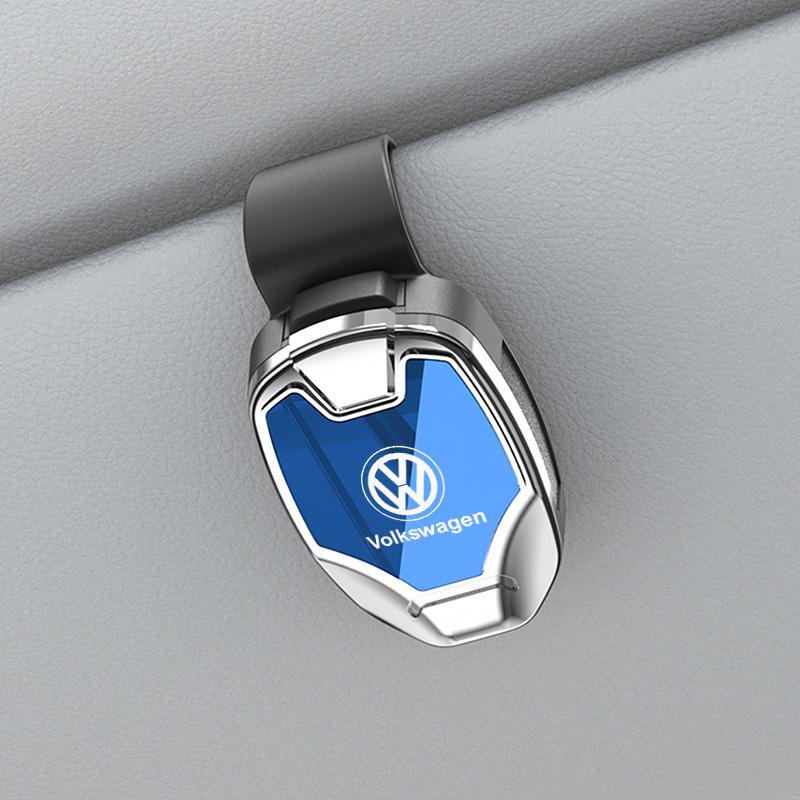 2026 Hot For Volkswagen VW Volkswagen car eye clip glasses holder sun visor car glasses frame car sunglasses case glasses multi-