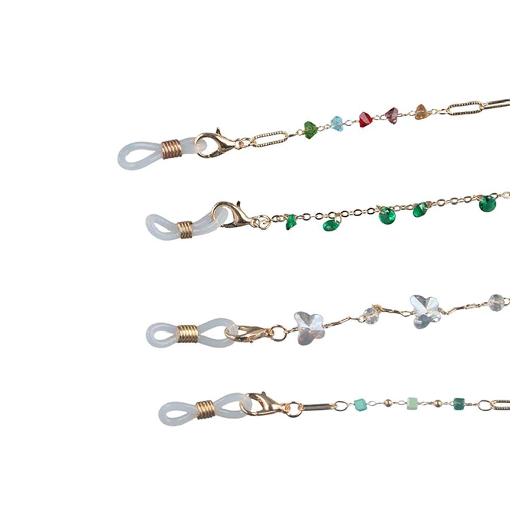 Hanging Neck Metal Chain Flower Metal Glasses Chain Mask Chain Sunglasses Chains Spectacle Cord