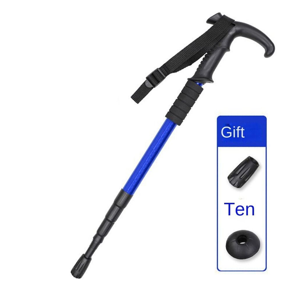Нескользящая трость для ходьбы Складные костыли Инструменты для скалолазания Трекинговые палки Ежедневные задачи