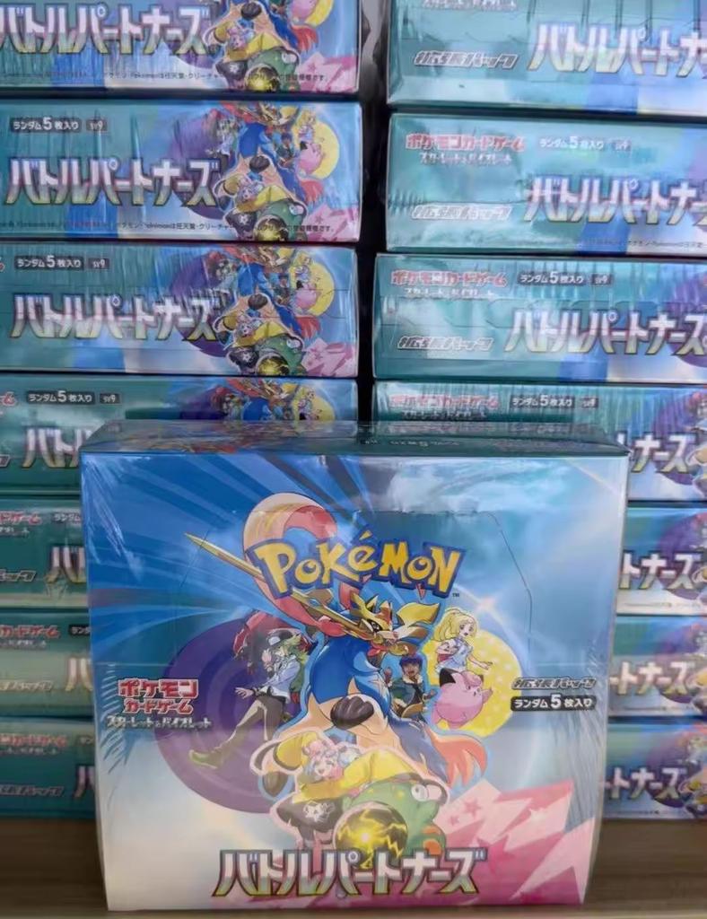 Pokemoned Japanese Version SV9 Battle Partners Booster Box Trading Cards Board Game