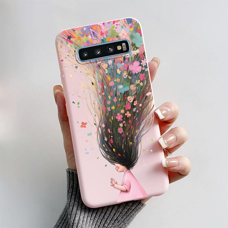 Чехол для Samsung Galaxy S10 S 10 Plus S10E Чехол для телефона Милая бабочка Расписной Мягкий ТПУ Чехол для Samsung S10 5G S10+ S10E Funda