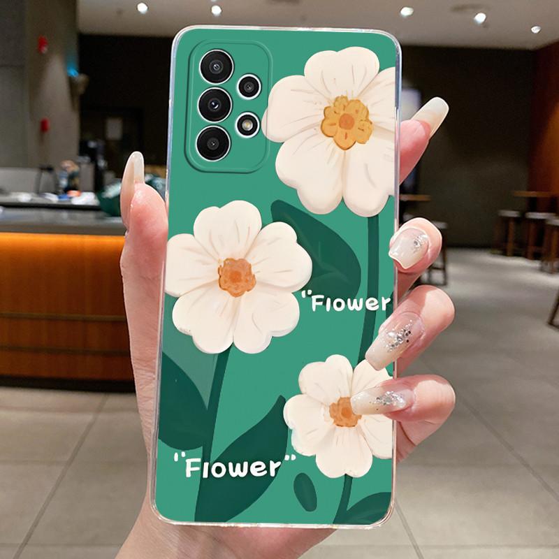 Case For Samsung A23/A33 5G Clear Silicone Fashion Butterfly Flowers Soft Back Cover For Samsung Galaxy A33/A23 Protective Case