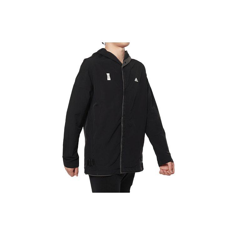 adidas Куртки Мужские Черные С Капюшоном Умеренные Другие DY8756
