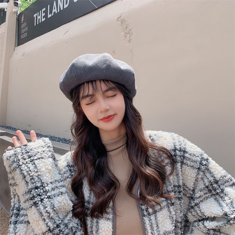 Женские шляпы Новое поступление Модный Универсальный Берет Женская шляпа художника Минималистичный Элегантный головной убор