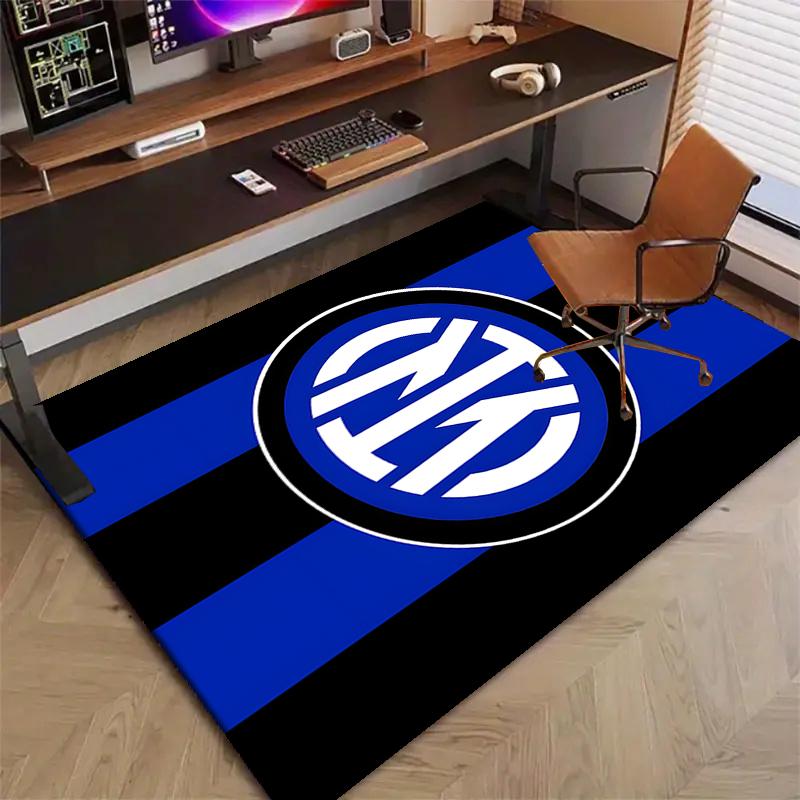 I-Internazionale Milano (11)Printed Area Rug Carpet for Bedroom Living Room Home Decor Rugs Mat Non Slip Mat Rug for Bedside