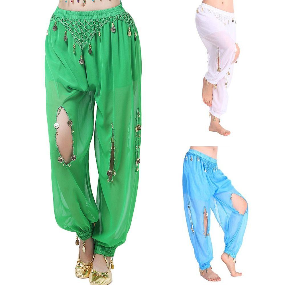 Belly Dance Accessories Shining Sequins Show Costumes Belly Dancing Pants Dancing Trousers Bloomers